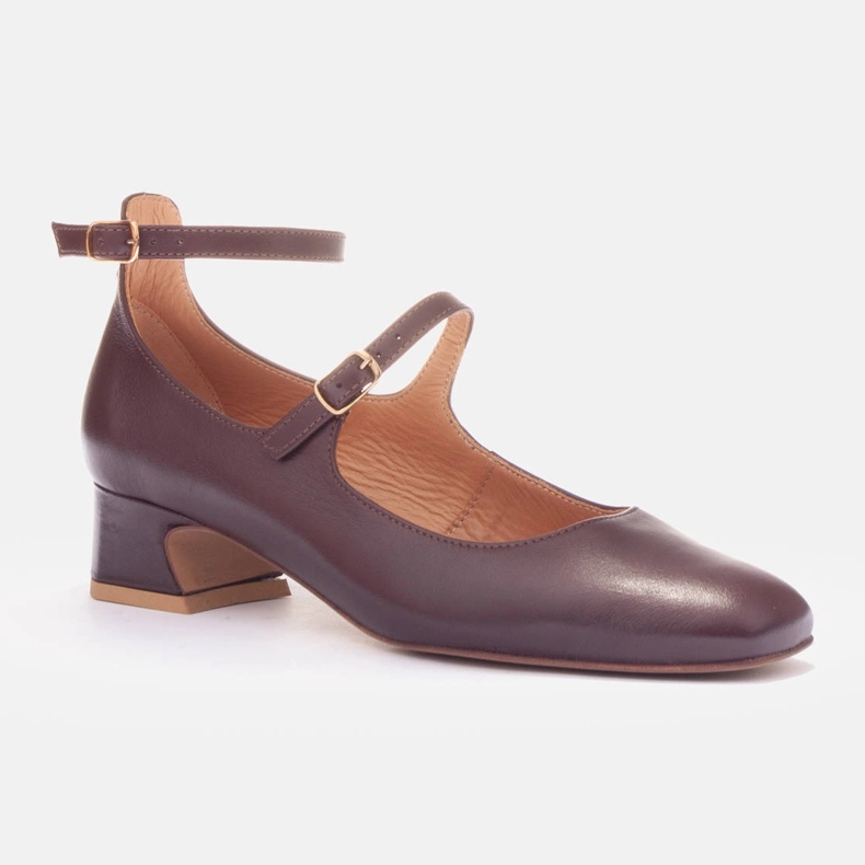 Marco Shoes Pumpice s kopčom crvena 1