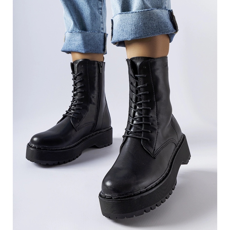 Crne gležnjače Big Star II274509 crno 1