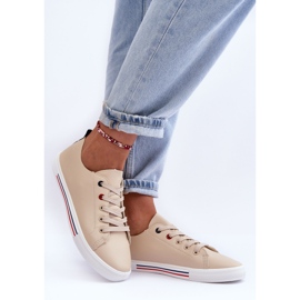 PE1 Ženska kožna sportska obuća bež Mosaia 1