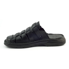 ŁUKPOL Muške papuče 860 crne crna 2