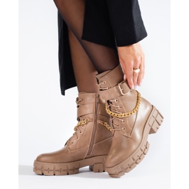 Bež Shelovet ženske radnice s debelim potplatom 1