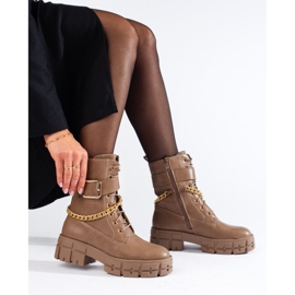 Bež Shelovet ženske radnice s debelim potplatom 2