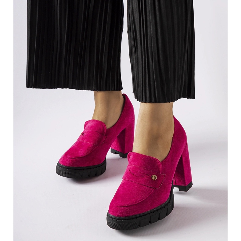 Ružičaste cipele s visokom petom iz Vinceze ružičasta 1