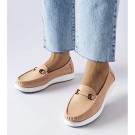 Ružičaste mokasine s kožnim umetkom iz Vinceze ružičasta 1