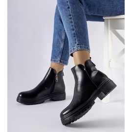 Crne izolirane čizme Vinceza crno 2