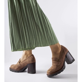 Vinceza Smeđe cipele s kožnim uloškom iz Vinceze smeđa 1