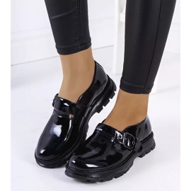 BM Crne lakirane cipele s Ancel kopčom crna 1