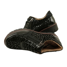 Filippo DP4912/23 BK kožne tenisice, crne crna 4