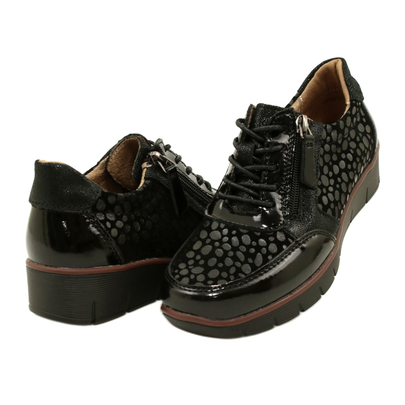 Filippo DP4912/23 BK kožne tenisice, crne crna 3