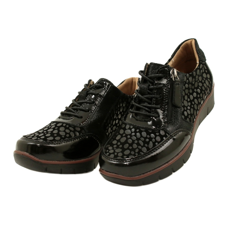 Filippo DP4912/23 BK kožne tenisice, crne crna 2