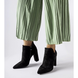 Crne Cammoro čizme od brušene kože crna 1