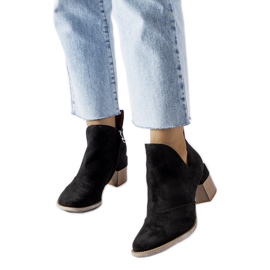 Crne Busson gležnjače s nepravilnim gornjištem crna 1