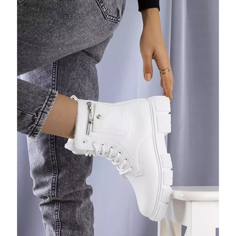 PA1 Foris bijele ženske čizme bijela 2