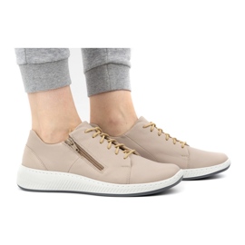 WASAK Ženske cipele kožne patike 0602W sive siva 2