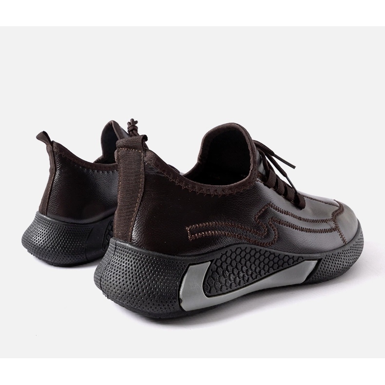 Smeđe muške tenisice Monje smeđa 1