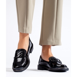 Shelovet ženske crne lakirane cipele crna 2