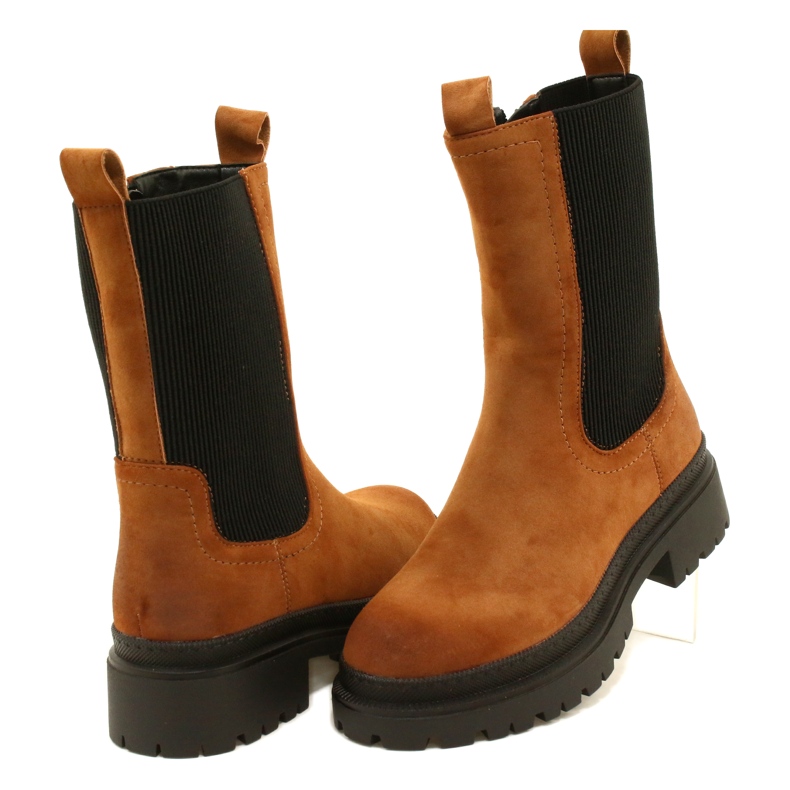 Ženske visoke topline Workers Evento 23BT35-6440 Camel smeđa 3