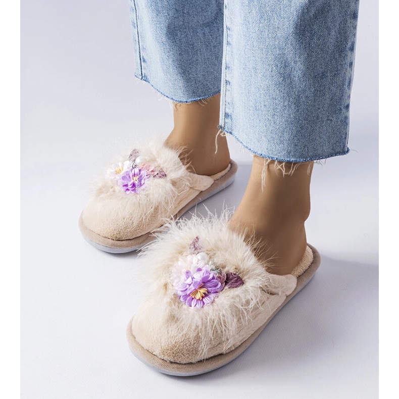 Bež ženske papuče Moly 2