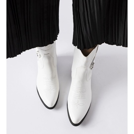 Henriette bijele kaubojske čizme na visoku petu bijela 1