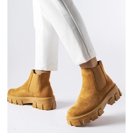 Svijetlo smeđe ženske gležnjače marke Mooca smeđa 1