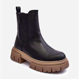Izolirane masivne Chelsea čizme Big Star MM274606 crne crna 2