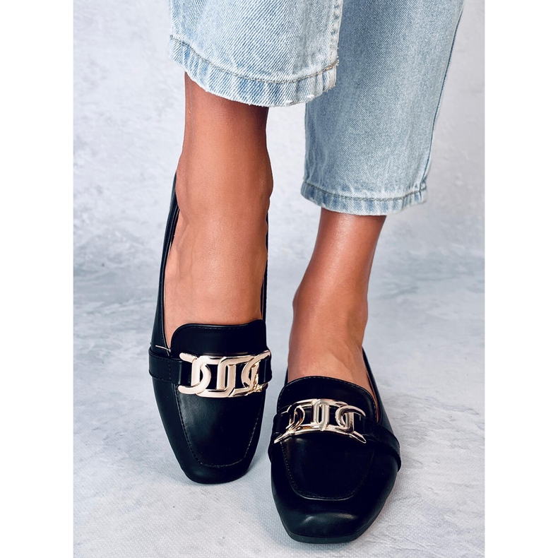 Lidia Crne ženske mokasinke crna 1