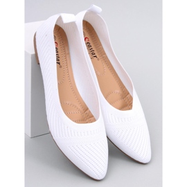 Pletene balerinke Kayla White bijela 1