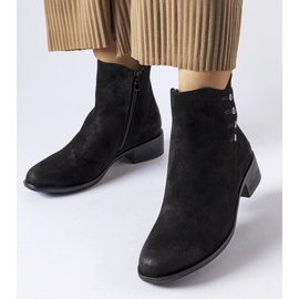 Crne Decorah ravne čizme crno 1