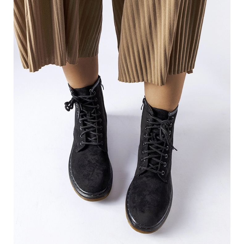 Alfredove crne radnice od eko antilopa crno 1