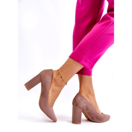 Seastar Antilop cipele s modernim bež visokim petama 3