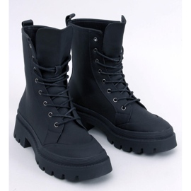 Parsons crne radne čizme na vezanje crna 1