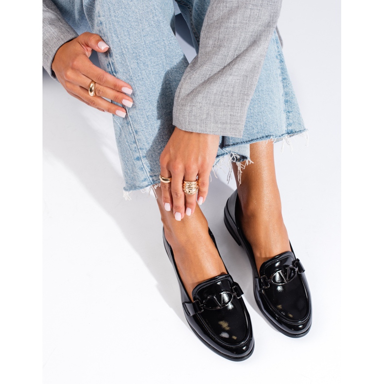 Crne lakirane ženske Shelovet Lords crno 1