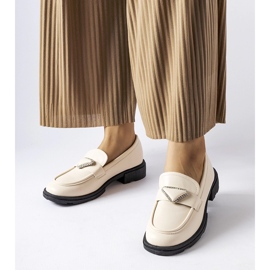 Bež mokasine ukrašene Marsilius kamenčićima 1