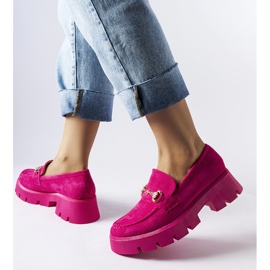 Ružičaste mokasine s kopčom i kamenčićima marke Gaiola ružičasta 1