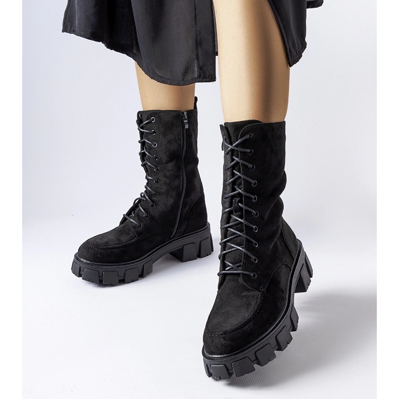 Radni od crnog eko antilopa s gazištem Ines crna 1