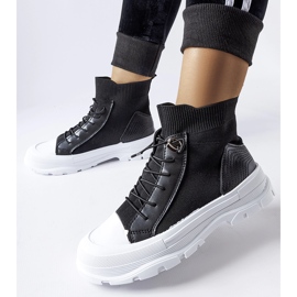 Inna Fredo visoke čarape crne tenisice crno 1