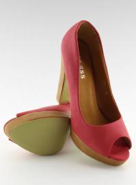 Crvene pumpice na pete 2521-1 2