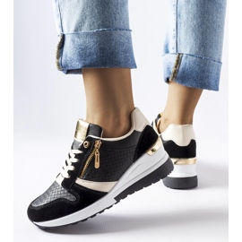 Crne Ashland tenisice na wedge crna 1