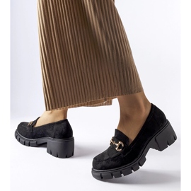 Crne cipele Irmina na visoku petu crno 1