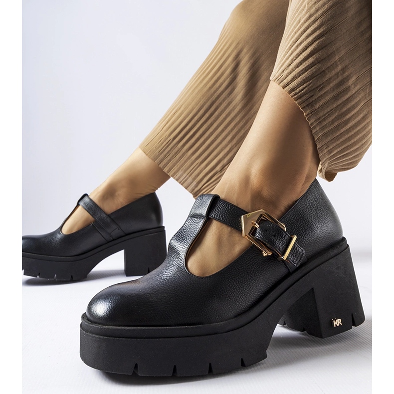 Inna Karino crne kožne cipele crno 1