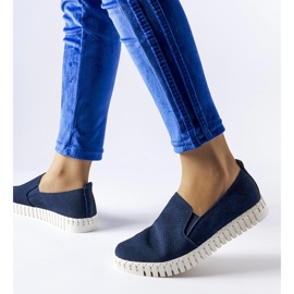 Mornarsko plave ažur tenisice marke Madiha plava 1