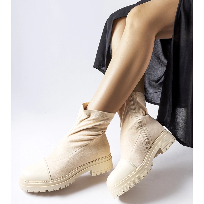 Bež čizme od eko antilopa iz Cigliana 1