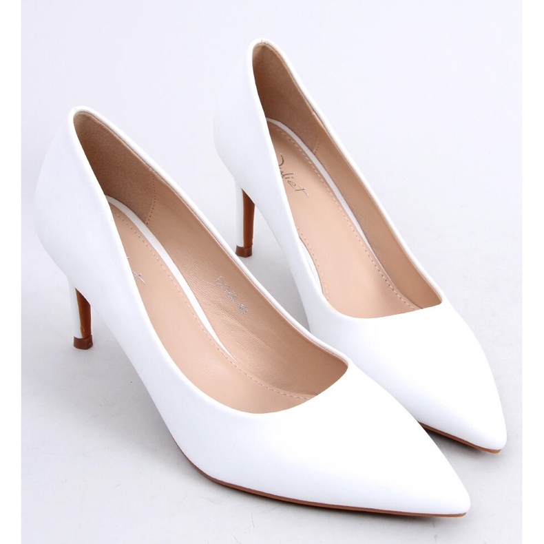 Shannon White klasične štikle bijela 1