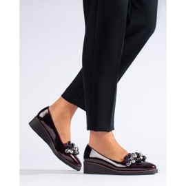 W. Potocki Bordo patentirane klinaste pumpe Potocki crvena 1