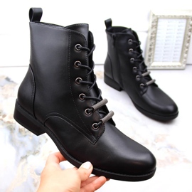 Ženske crne izolirane čizme S.Barski HY75-10 crno 1