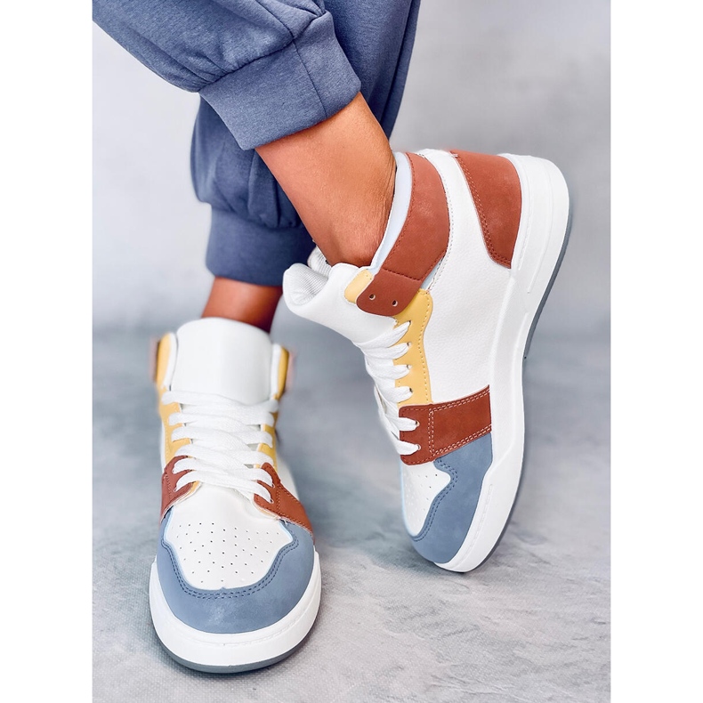 Clowsi Blue visoke tenisice bijela 1