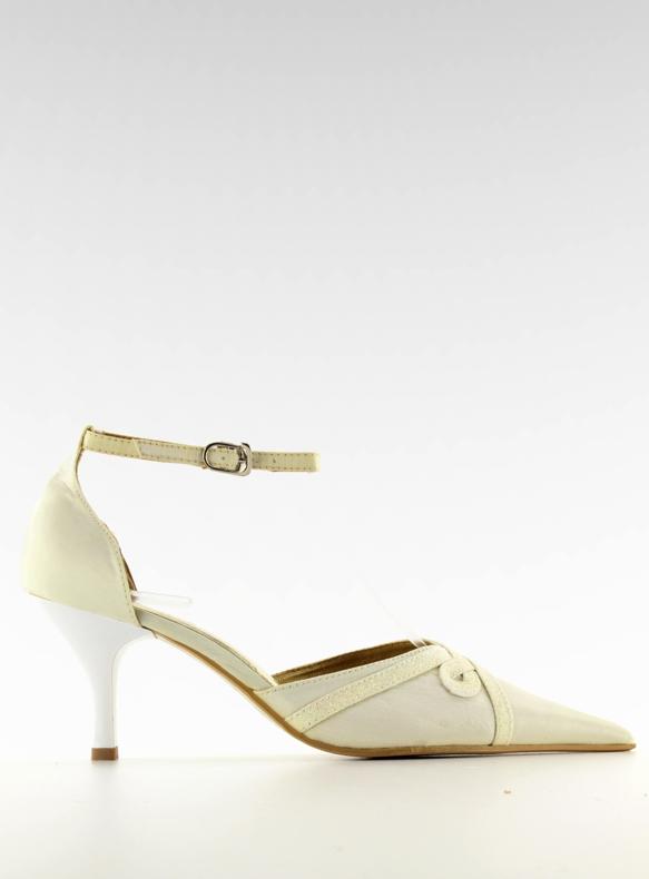 8650-3 ecure vjenčane pumpe smeđa 1