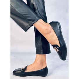 Elisa Black ženske mokasinke crna 2