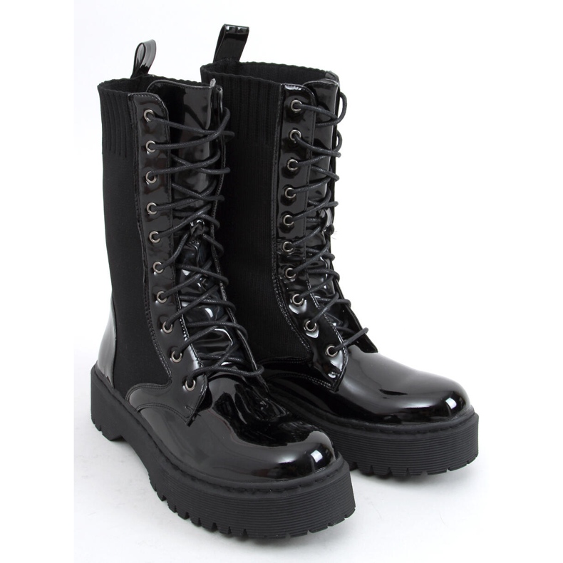 Radnici čarape gornji dio Soks Black crna 1