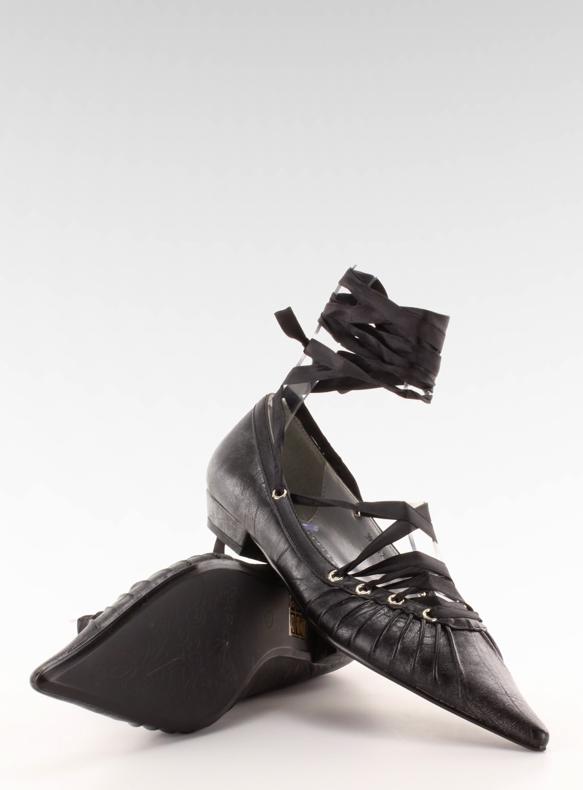 Balerinke s vrpcom oko gležnja 391029-2 Noir crno 2